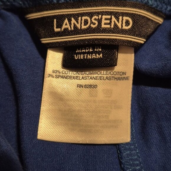 Lands' End girls size Large 6X-7 royal blue leggings vguc - Picture 4 of 6